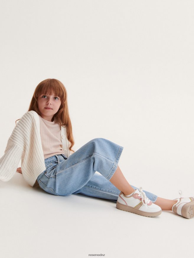 Reserved Girls Classic Denim Slouchy Trousers P6H08T1854 Apparel Blue