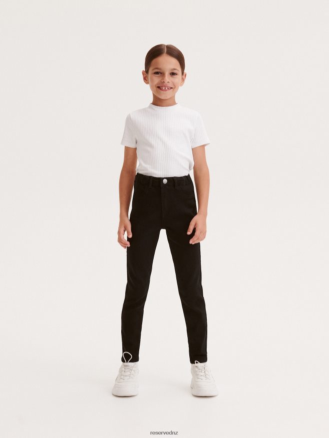 Reserved Girls Skinny High Waist Jeans P6H08T1717 Apparel Black