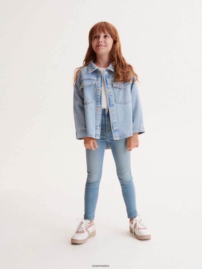 Reserved Girls Skinny High Waist Jeans P6H08T1778 Apparel Blue