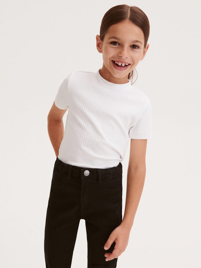 Reserved Girls Skinny High Waist Jeans P6H08T1923 Apparel Black