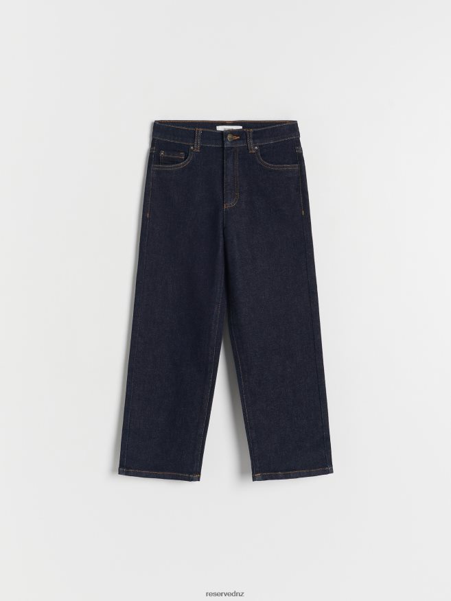 Reserved Girls Straight Fit Jeans P6H08T1765 Apparel Navy