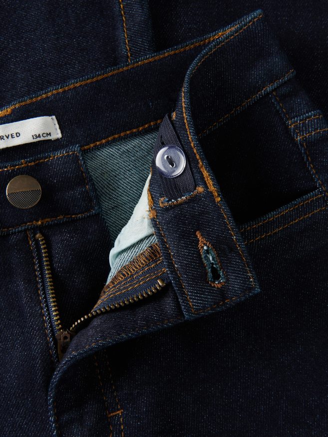 Reserved Girls Straight Fit Jeans P6H08T1765 Apparel Navy