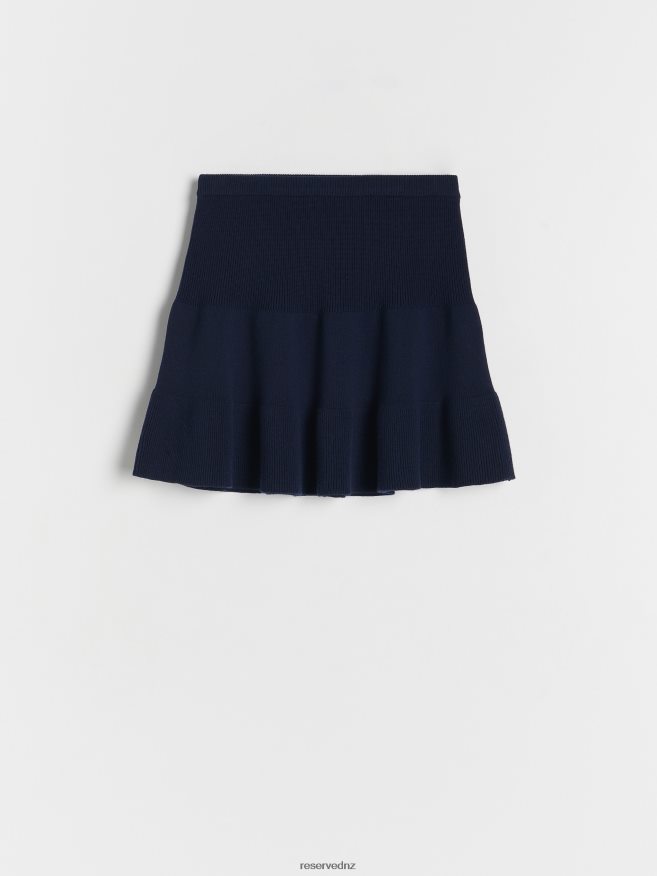 Reserved Girls Jersey Skirt P6H08T1826 Apparel Navy