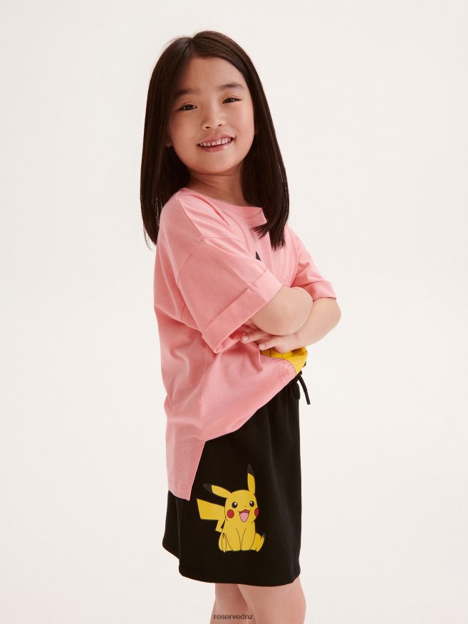Reserved Girls Pokemon Skirt P6H08T1916 Apparel Black