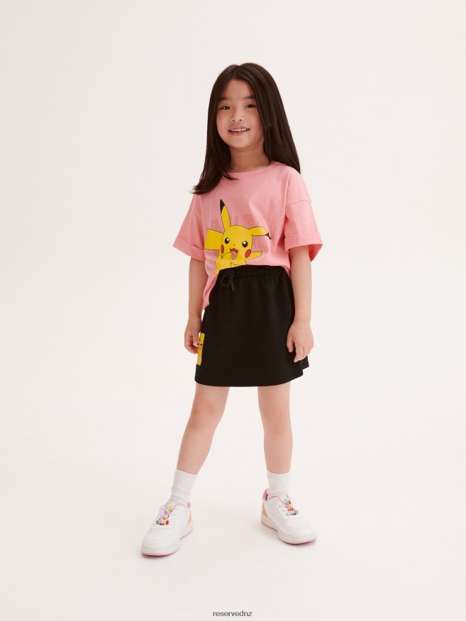 Reserved Girls Pokemon Skirt P6H08T1916 Apparel Black