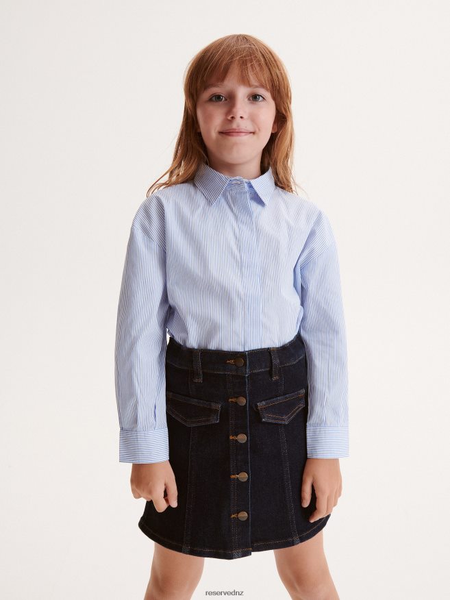 Reserved Girls Skirt P6H08T1741 Apparel Navy