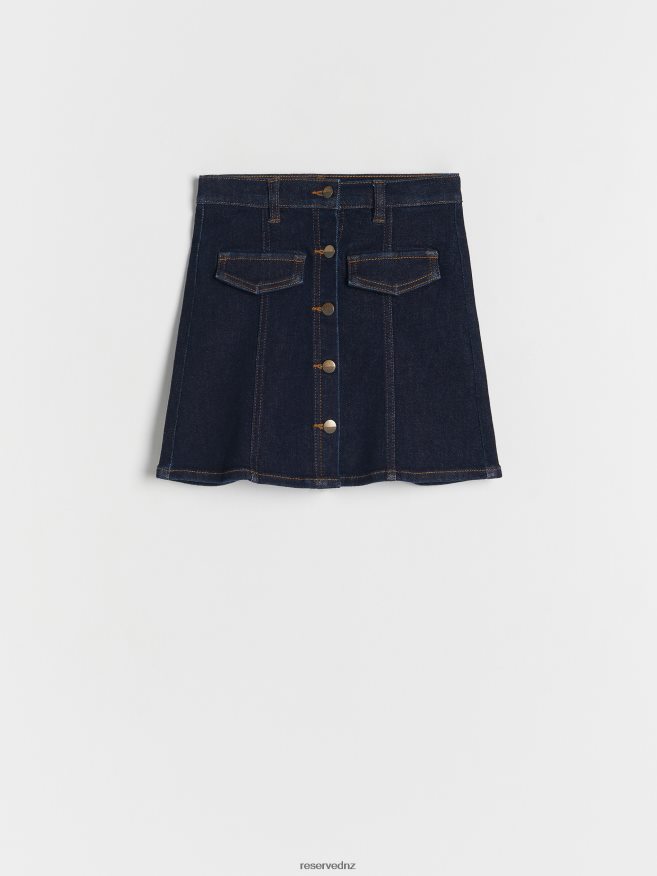 Reserved Girls Skirt P6H08T1741 Apparel Navy