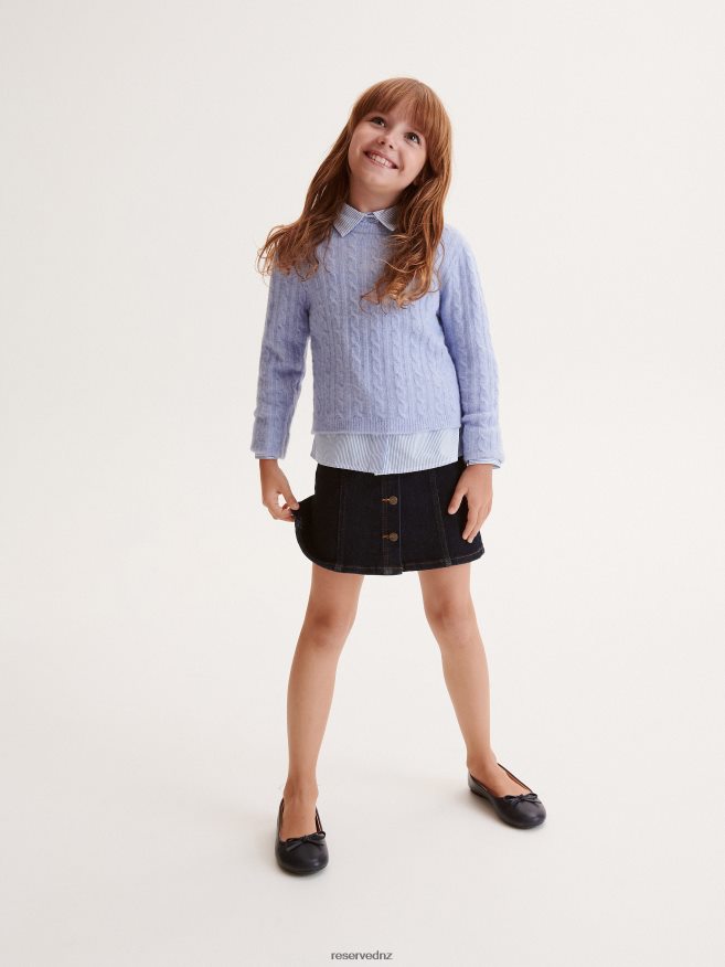 Reserved Girls Skirt P6H08T1741 Apparel Navy