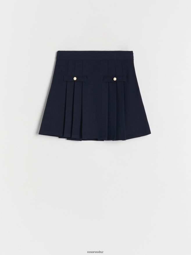 Reserved Girls Skirt P6H08T1803 Apparel Navy