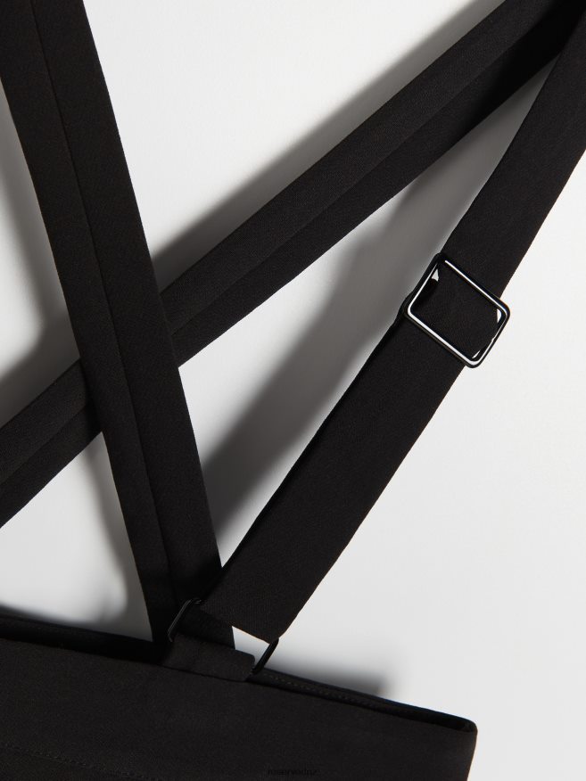 Reserved Girls Skirt With Braces P6H08T1960 Apparel Black