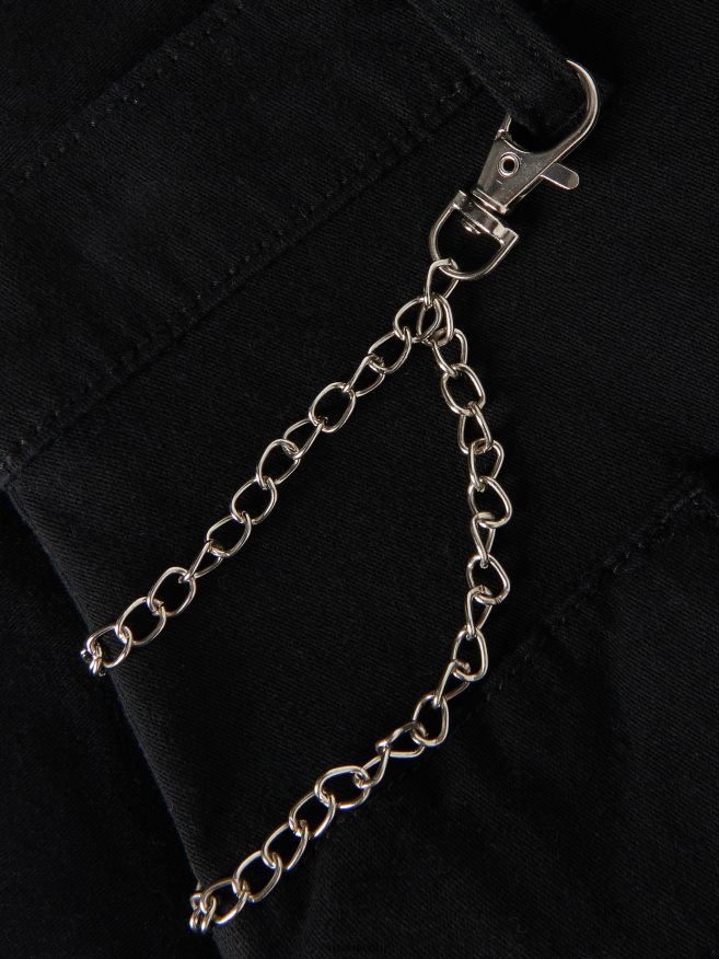 Reserved Girls Skirt With Pockets P6H08T1759 Apparel Black