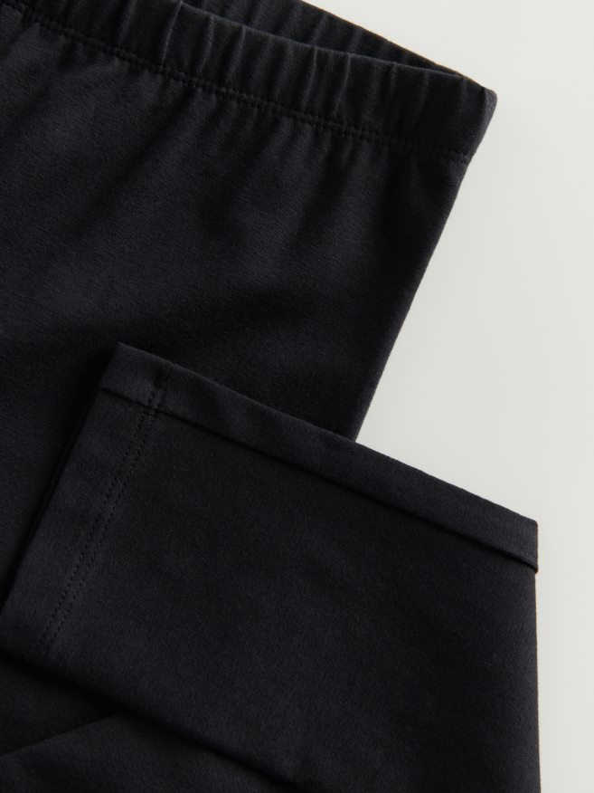 Reserved Girls Cotton Rich Leggings P6H08T1820 Apparel Black