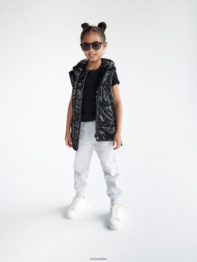 Reserved Girls Cotton Rich Sweatpants P6H08T1947 Apparel Light Grey