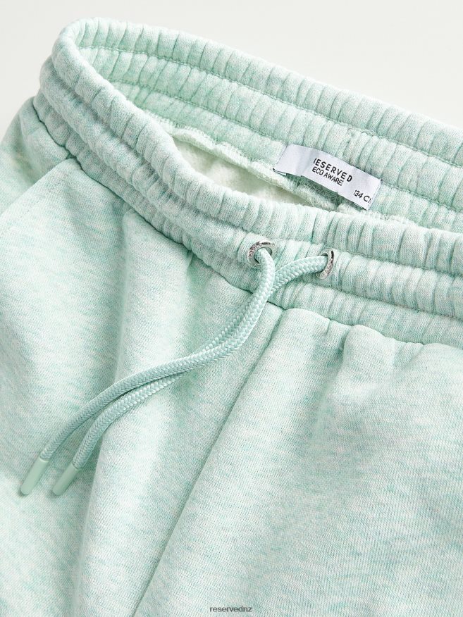 Reserved Girls Cotton Rich Sweatpants P6H08T1985 Apparel Pale Green
