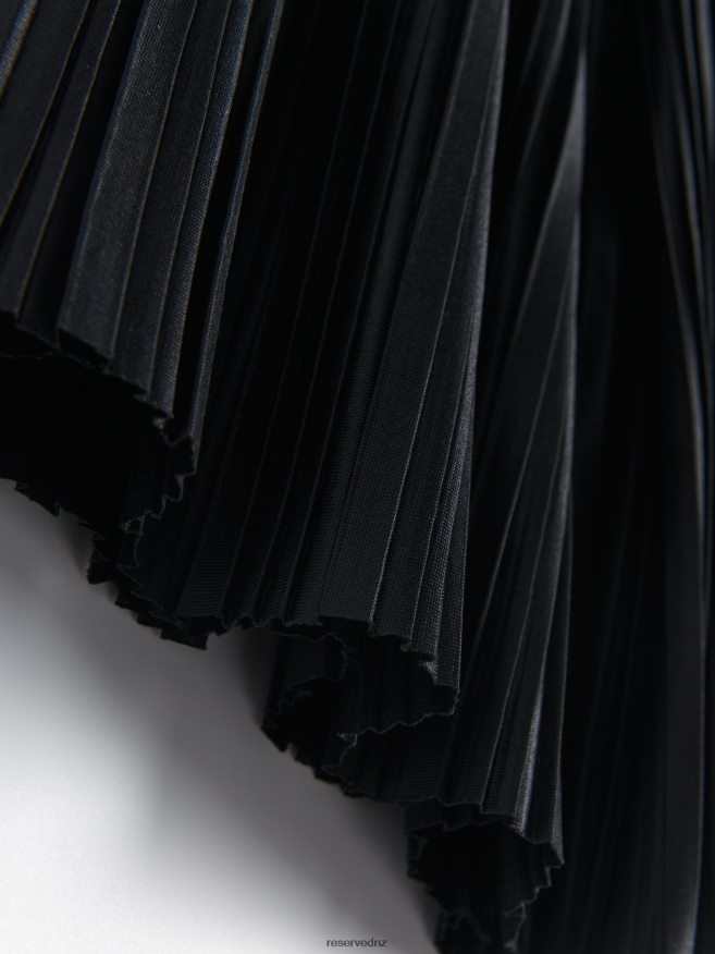 Reserved Girls Pleated Culottes P6H08T1881 Apparel Black