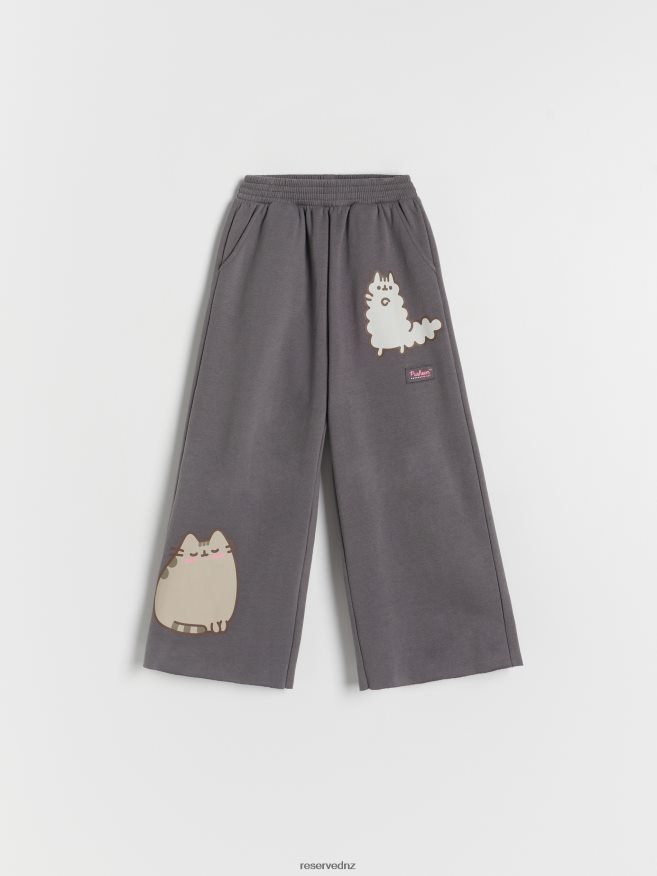 Reserved Girls Pusheen Sweatpants P6H08T1718 Apparel Dark Grey