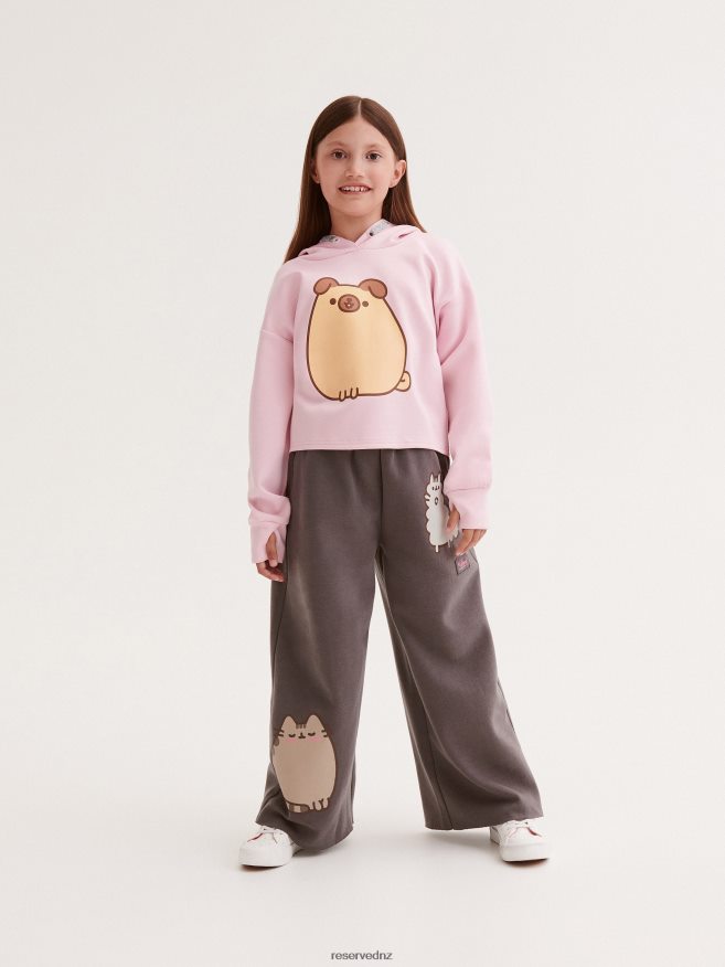 Reserved Girls Pusheen Sweatpants P6H08T1718 Apparel Dark Grey