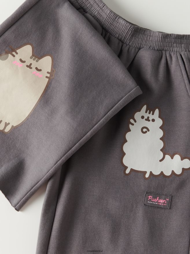 Reserved Girls Pusheen Sweatpants P6H08T1718 Apparel Dark Grey