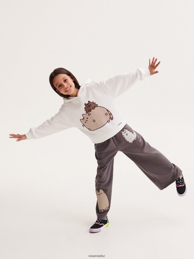 Reserved Girls Pusheen Sweatpants P6H08T1718 Apparel Dark Grey