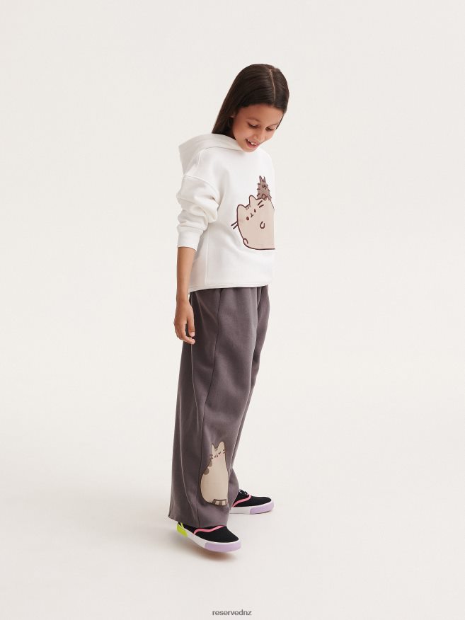 Reserved Girls Pusheen Sweatpants P6H08T1718 Apparel Dark Grey