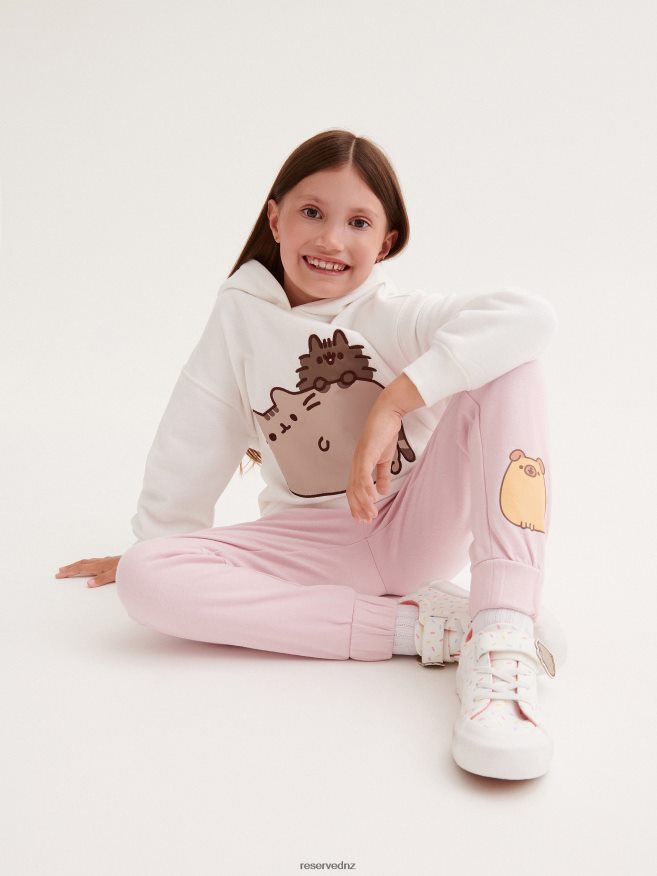 Reserved Girls Pusheen Sweatpants P6H08T1883 Apparel Pink