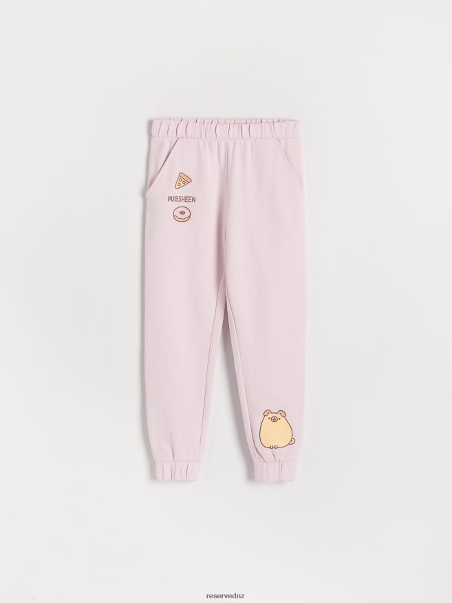 Reserved Girls Pusheen Sweatpants P6H08T1883 Apparel Pink