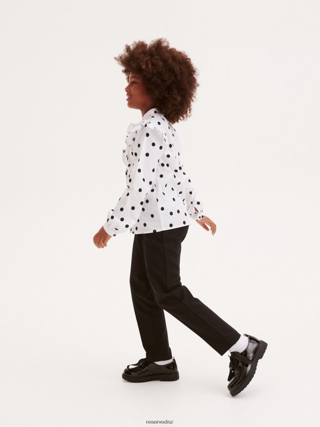 Reserved Girls Smart Trousers P6H08T1847 Apparel Black