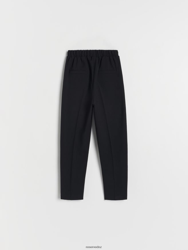 Reserved Girls Smart Trousers P6H08T1847 Apparel Black