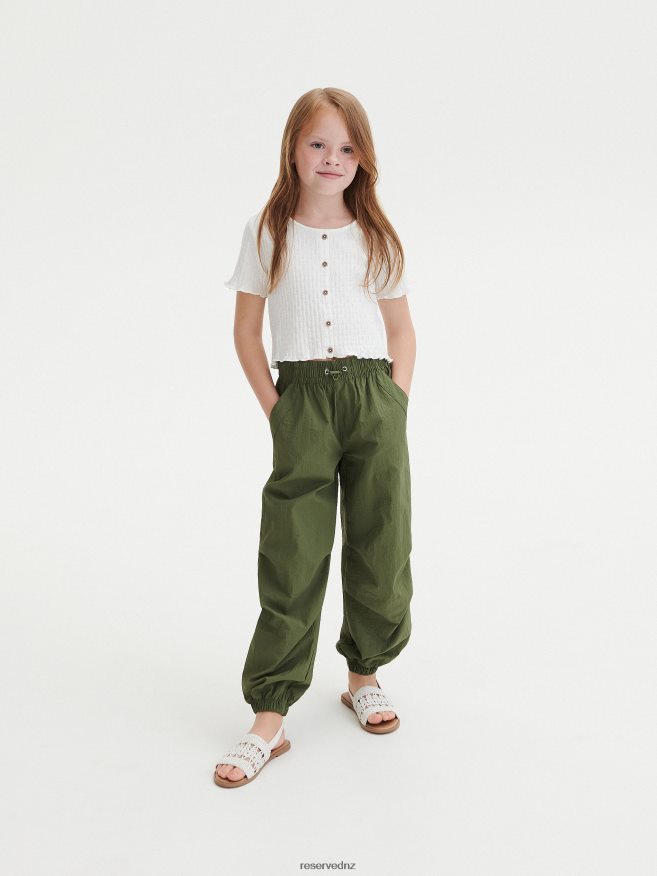 Reserved Girls Trousers P6H08T1720 Apparel Green