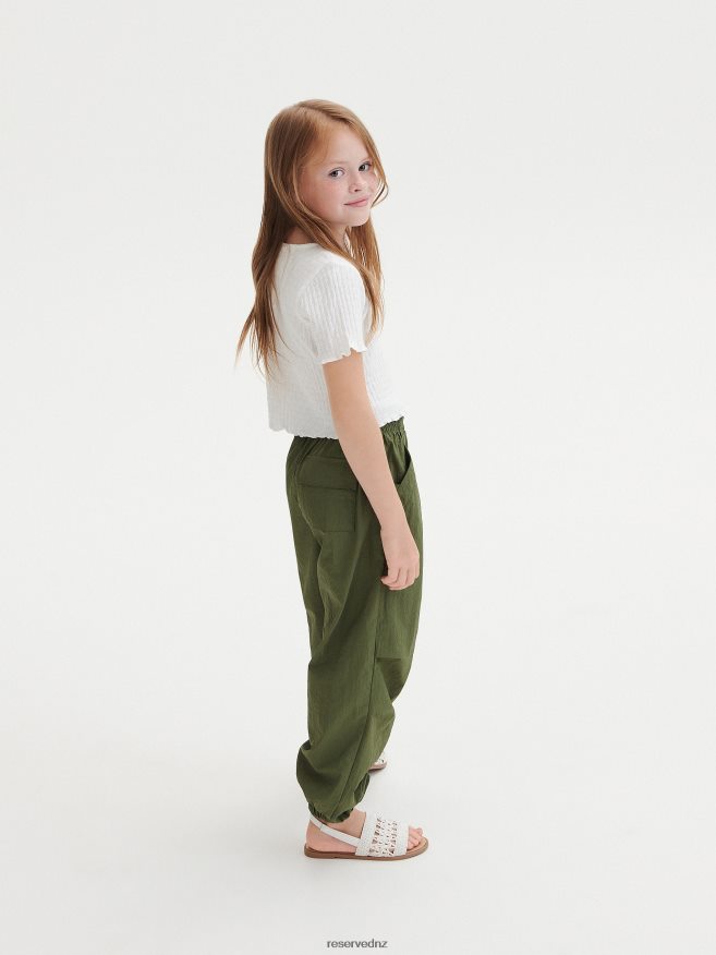Reserved Girls Trousers P6H08T1720 Apparel Green