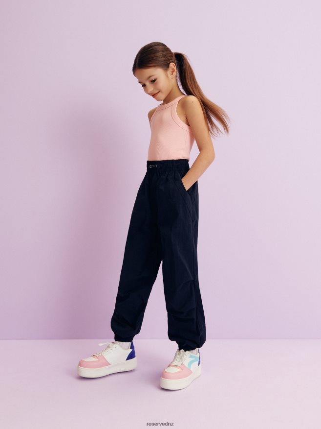 Reserved Girls Trousers P6H08T1730 Apparel Black