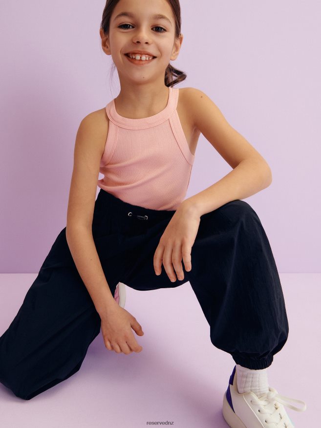 Reserved Girls Trousers P6H08T1730 Apparel Black