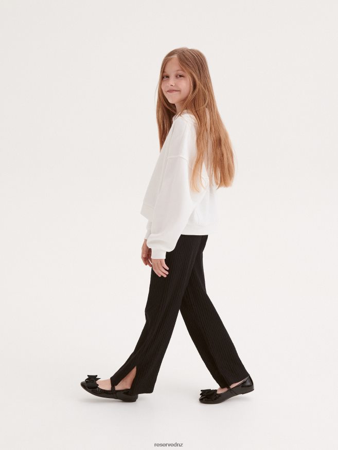 Reserved Girls Trousers P6H08T1745 Apparel Black