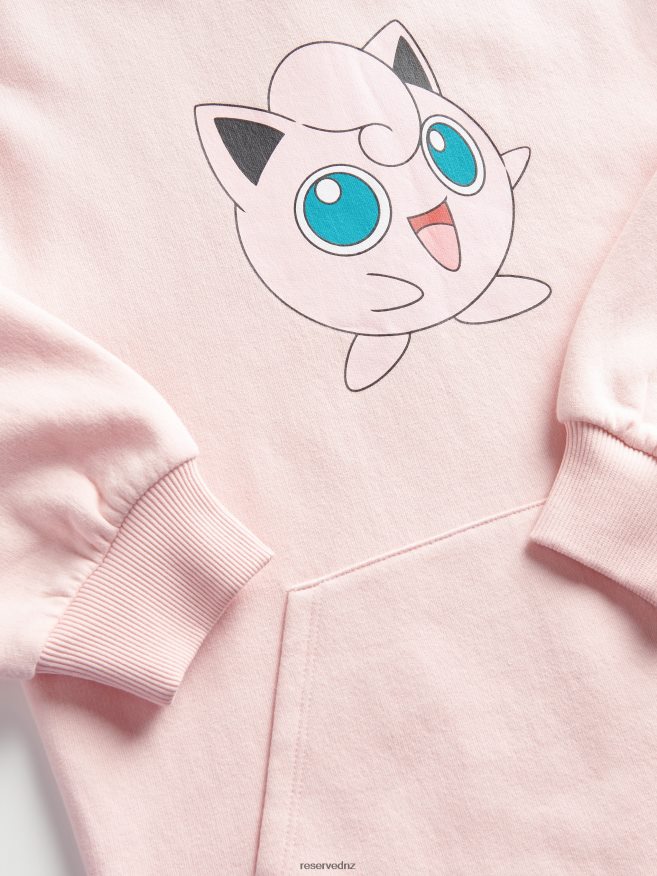 Reserved Girls Pokemon Hoodie P6H08T1911 Apparel Pastel Pink