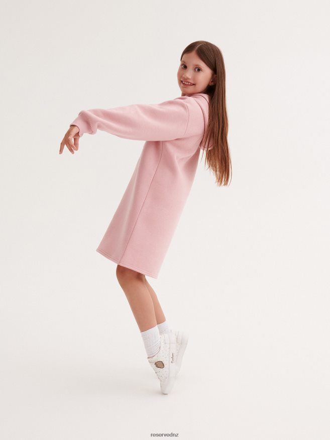 Reserved Girls Pusheen Jersey Dress P6H08T1875 Apparel Dusty Rose