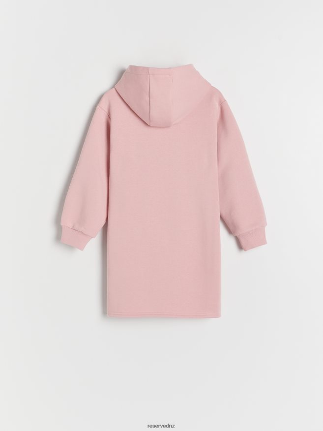 Reserved Girls Pusheen Jersey Dress P6H08T1875 Apparel Dusty Rose