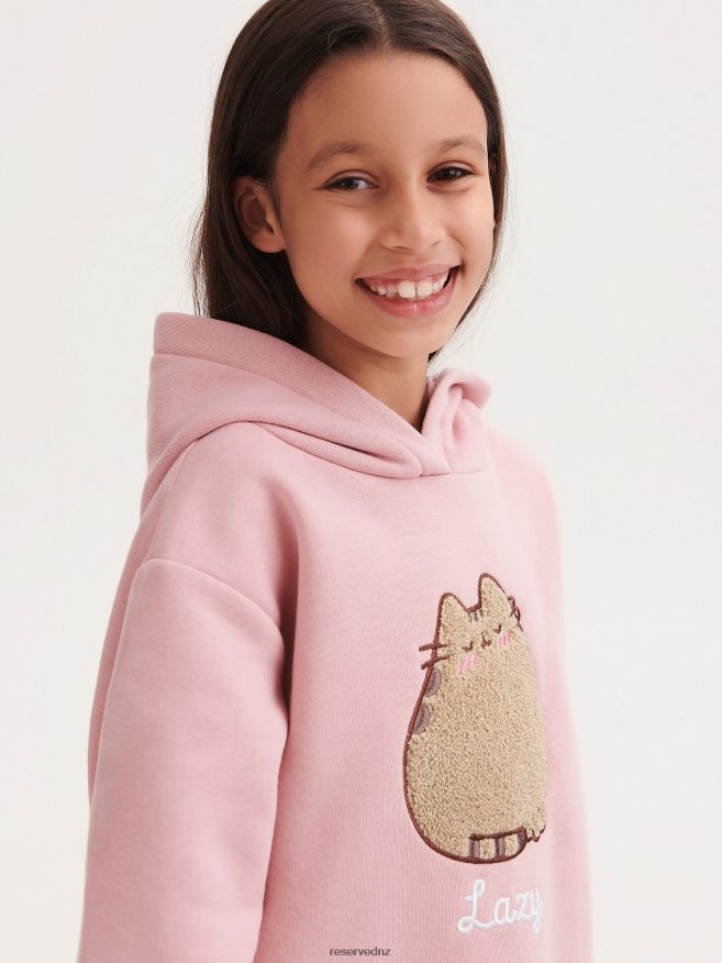 Reserved Girls Pusheen Jersey Dress P6H08T1875 Apparel Dusty Rose