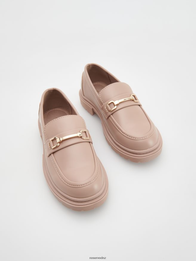 Reserved Girls Loafers P6H08T1756 Shoes Beige