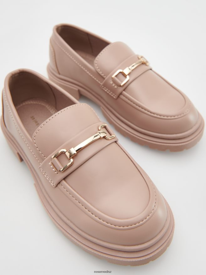 Reserved Girls Loafers P6H08T1756 Shoes Beige