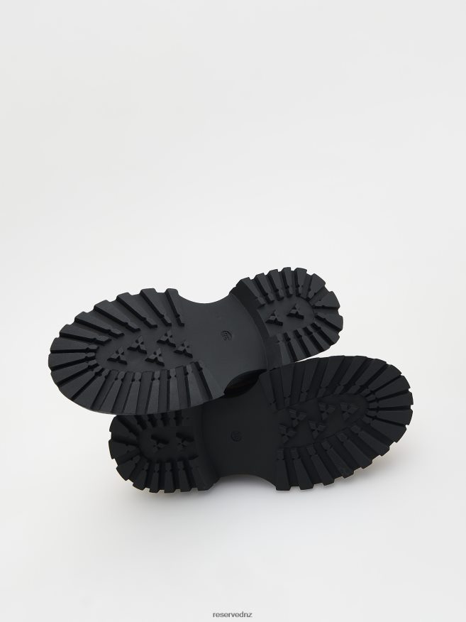 Reserved Girls Suede Loafers P6H08T1736 Shoes Brown