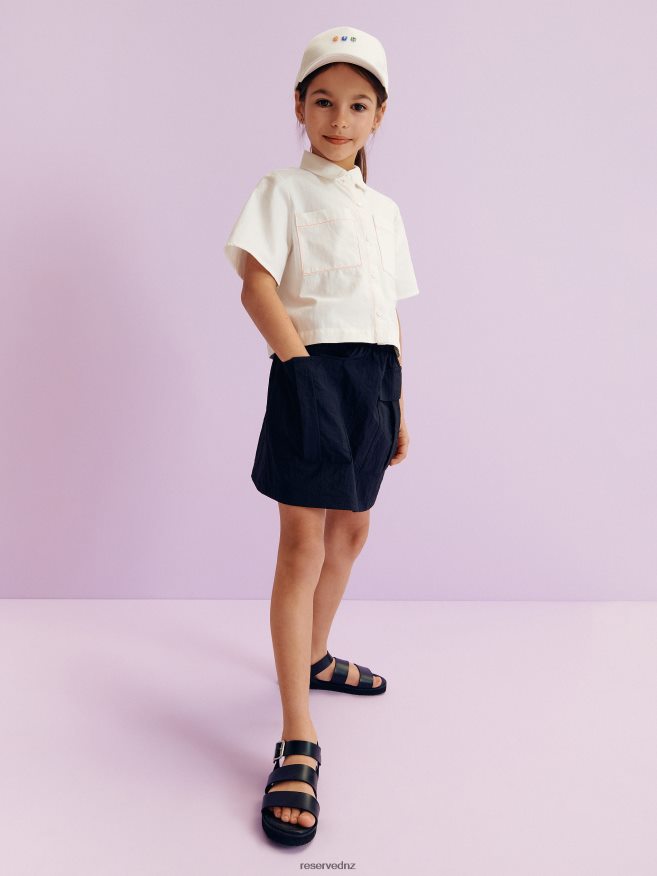 Reserved Girls Classic Design Sandals P6H08T1992 Shoes Black