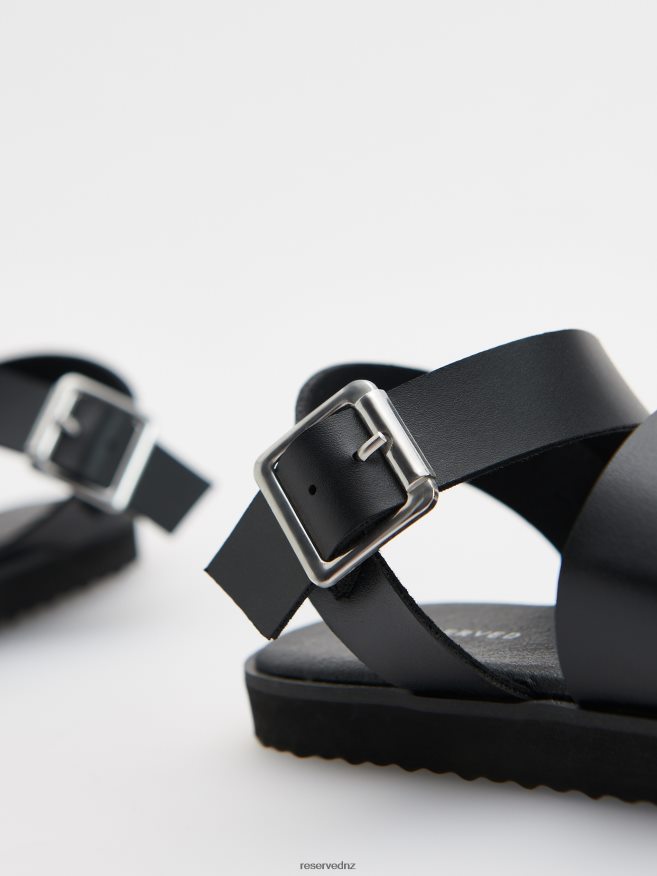 Reserved Girls Classic Design Sandals P6H08T1992 Shoes Black