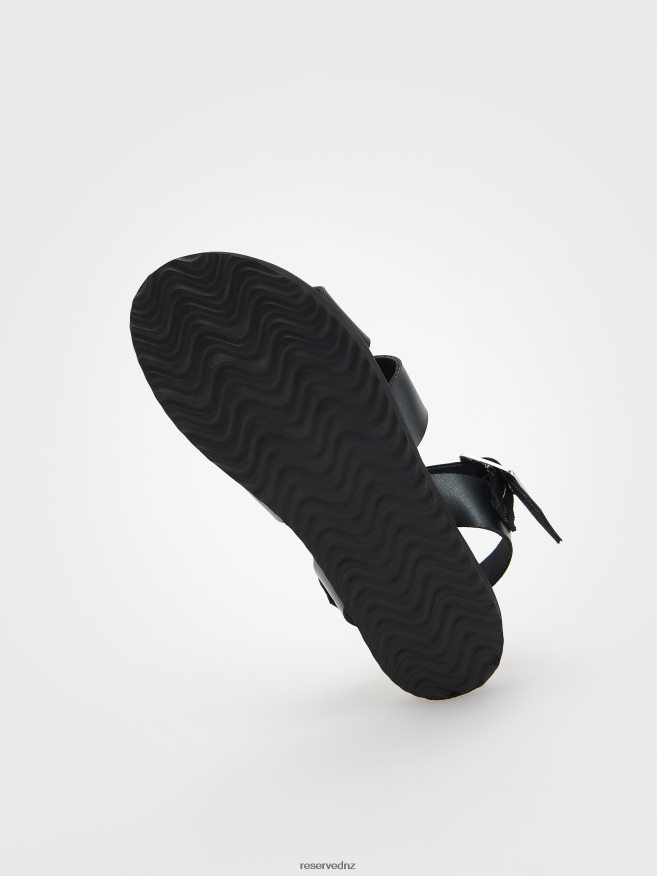 Reserved Girls Classic Design Sandals P6H08T1992 Shoes Black