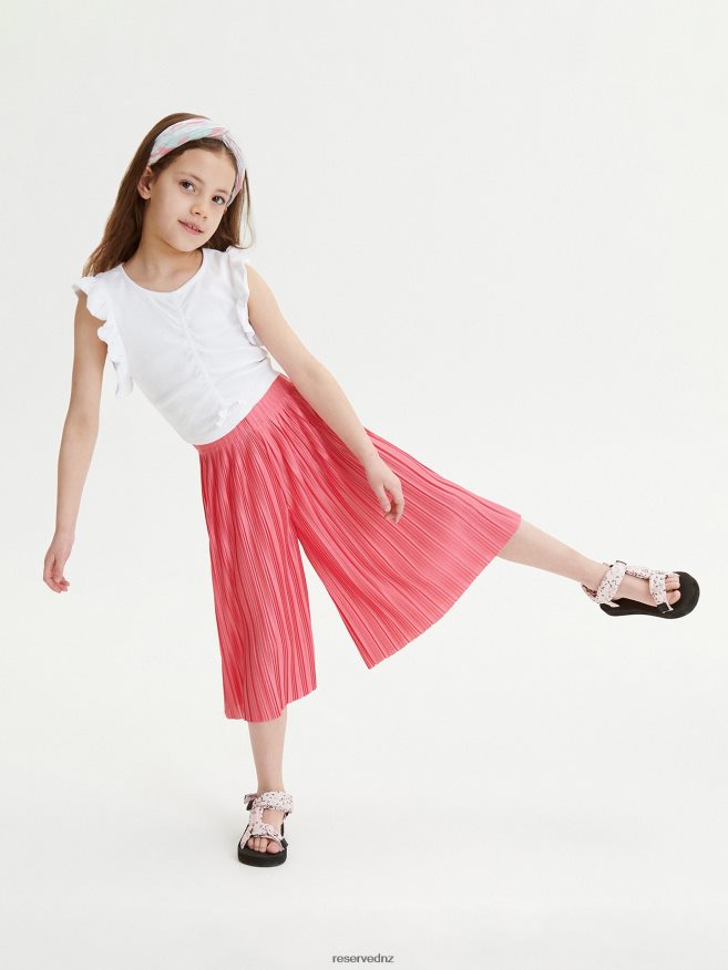 Reserved Girls Floral Motif Sandals P6H08T1961 Shoes Light Orange