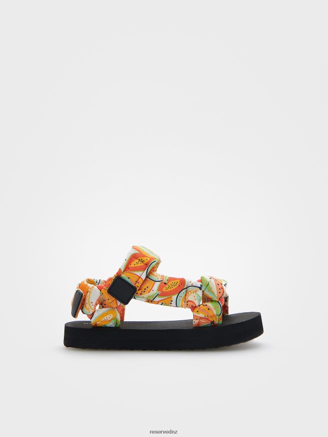 Reserved Girls Patterned Sandals P6H08T1978 Shoes Multicolor