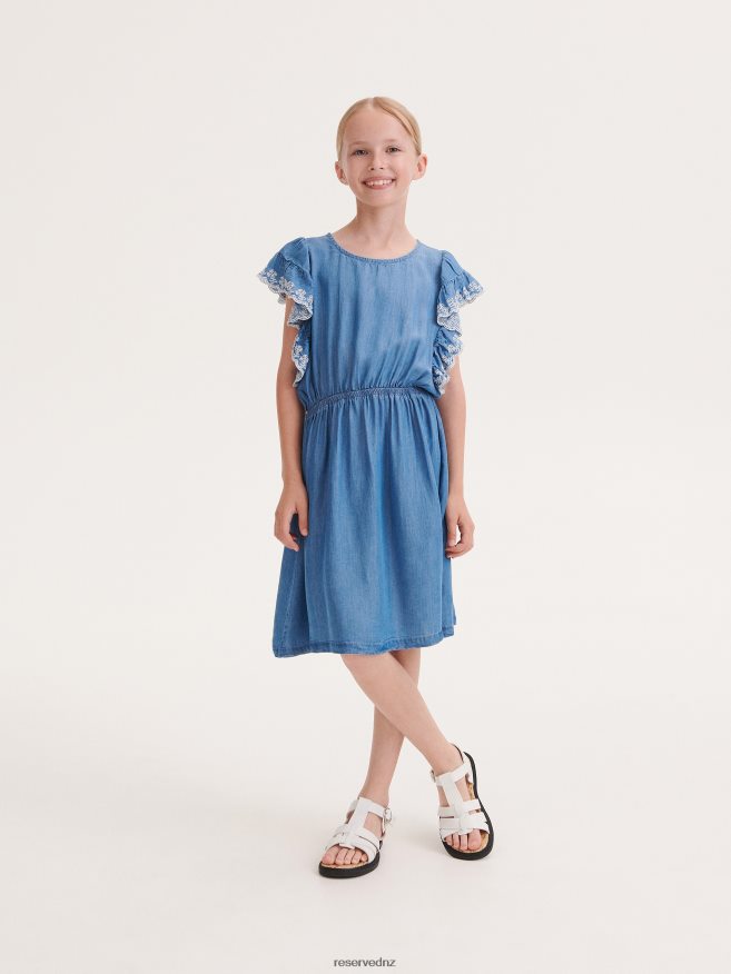 Reserved Girls Roman Style Buckled Sandals P6H08T1991 Shoes White