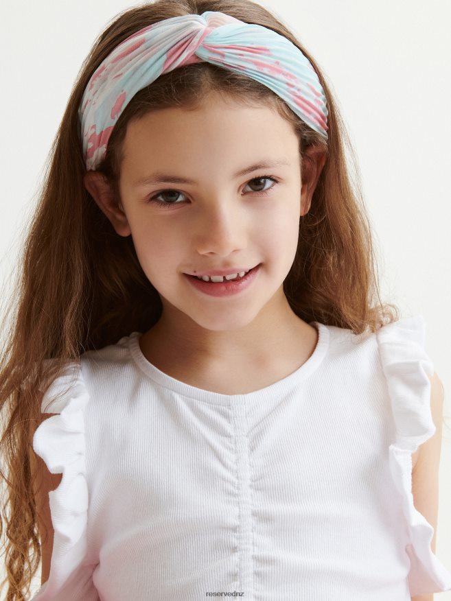 Reserved Girls Gathered Blouse P6H08T1997 Apparel White