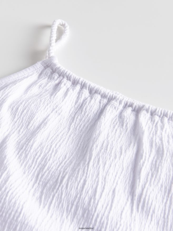 Reserved Girls Sleeveless Blouse P6H08T1971 Apparel White