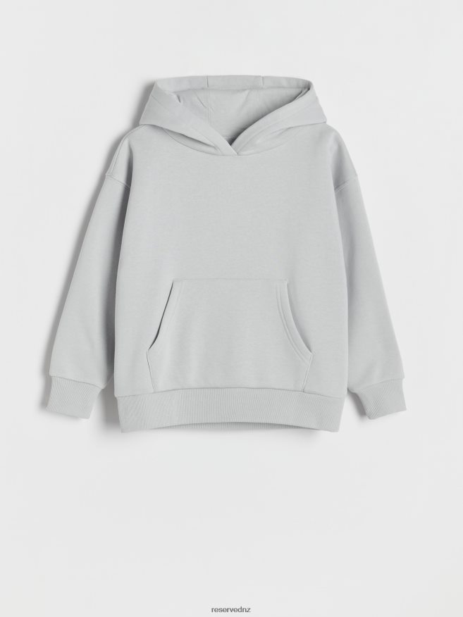 Reserved Girls Hoodie P6H08T1721 Apparel Light Grey