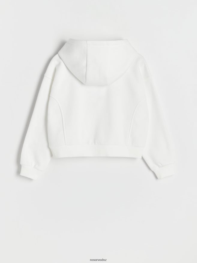 Reserved Girls Hoodie P6H08T1774 Apparel Cream
